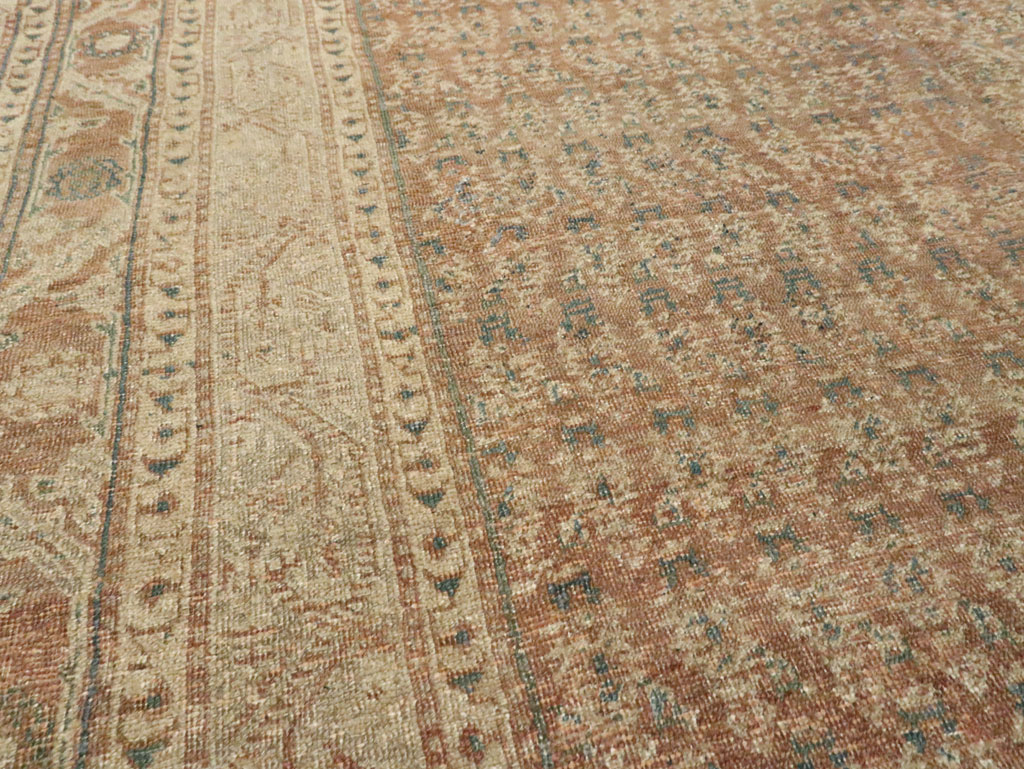 Antique Persian Malayer Long Carpet, No.14942 - Staging