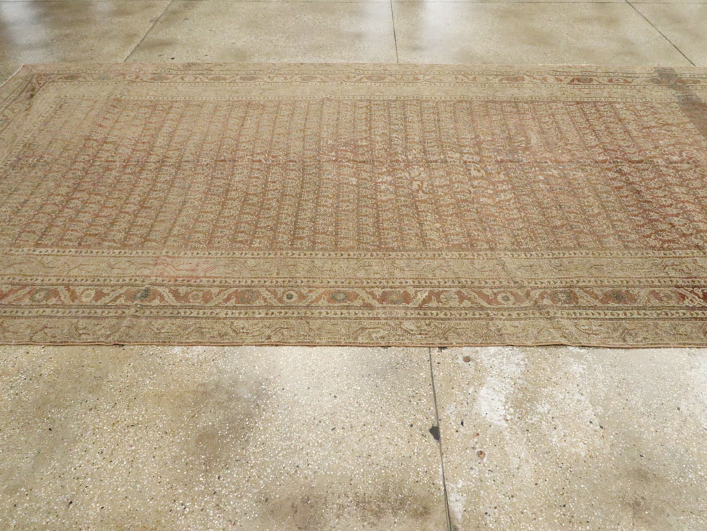 Antique Persian Malayer Long Carpet, No.14942 - Staging