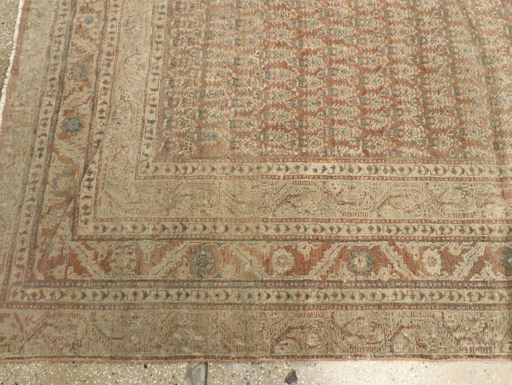 Antique Persian Malayer Long Carpet, No.14942 - Staging