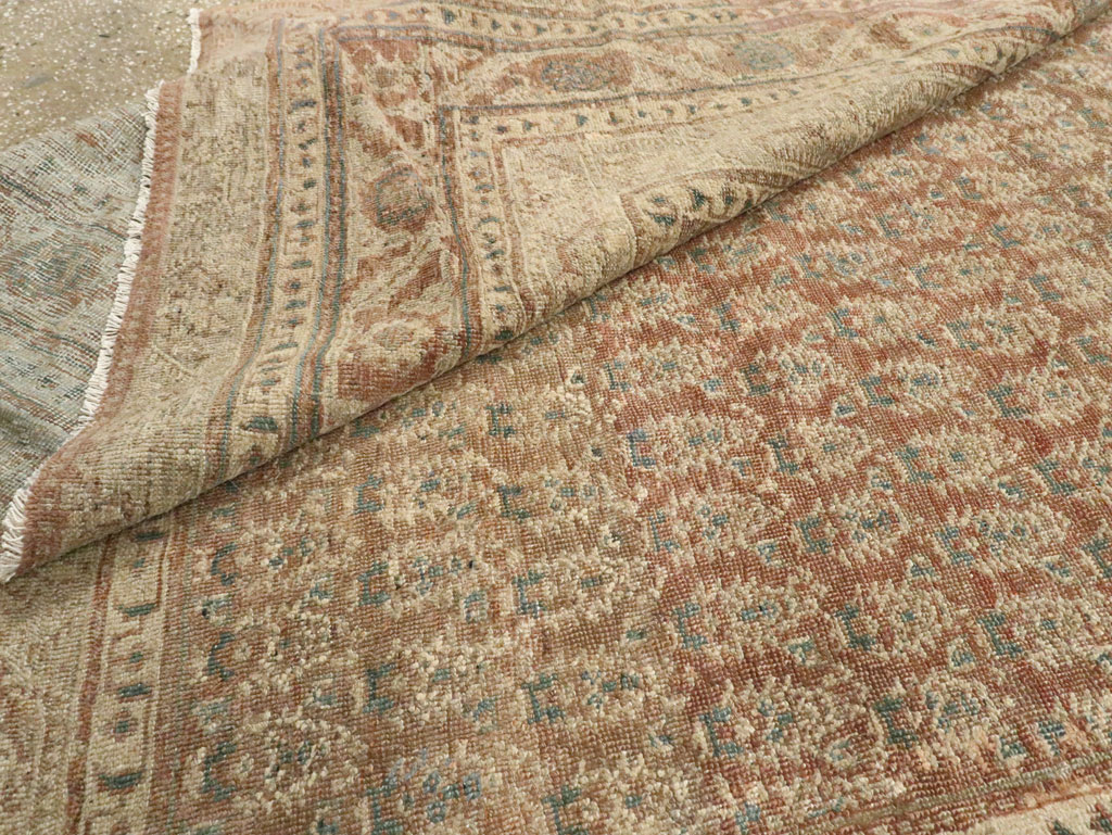 Antique Persian Malayer Long Carpet, No.14942 - Staging
