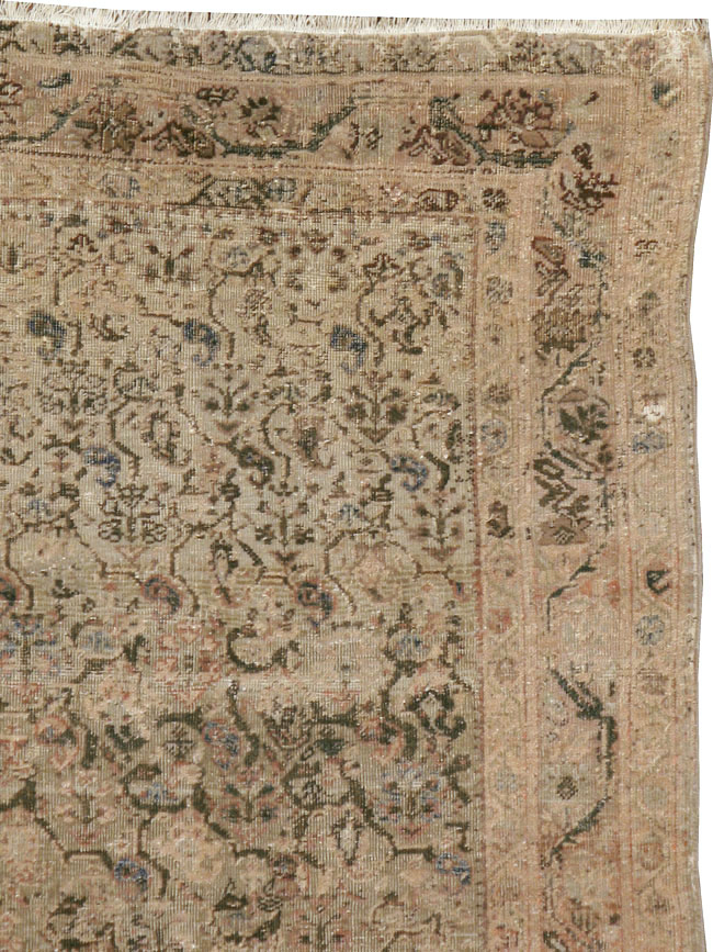 Vintage Persian Malayer Rug, No.14945 - Staging
