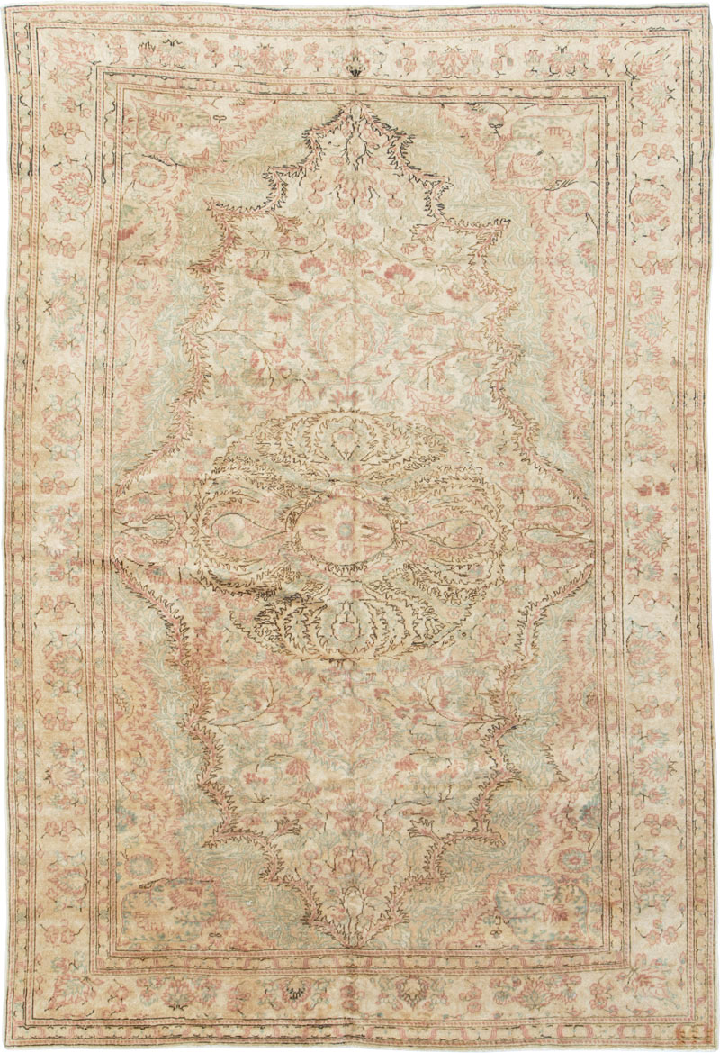 Vintage Turkish Sivas Carpet, No.14956 - Staging