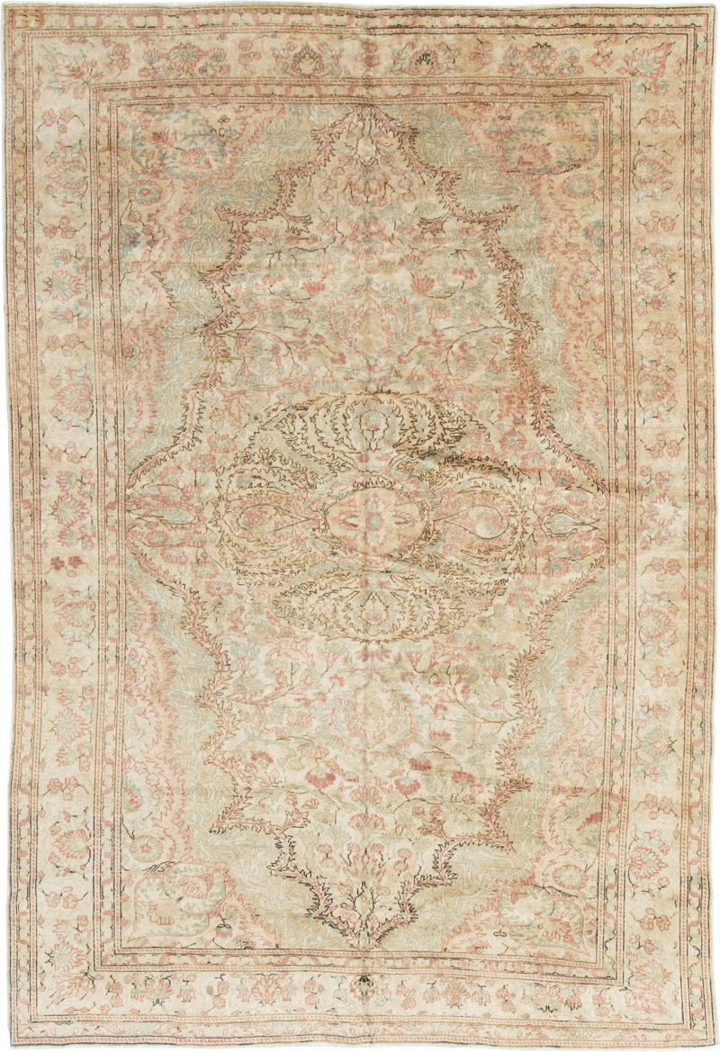 Vintage Turkish Sivas Carpet, No.14956 - Staging