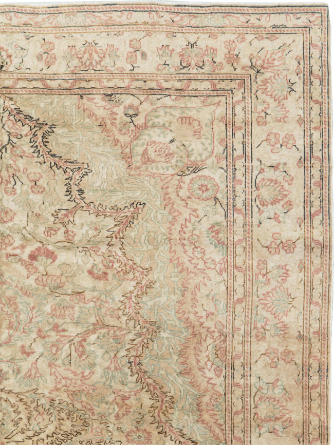 Vintage Turkish Sivas Carpet, No.14956 - Staging