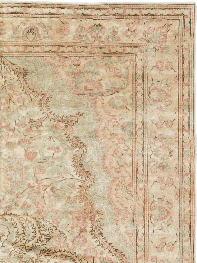 Vintage Turkish Sivas Carpet, No.14956 - Staging