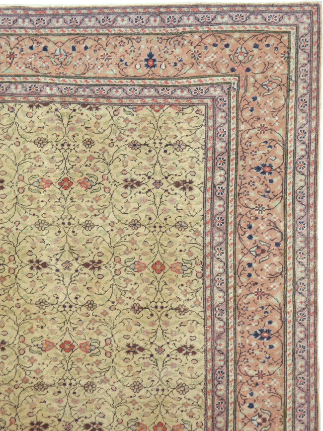 Vintage Turkish Sivas Carpet, No.14965 - Staging