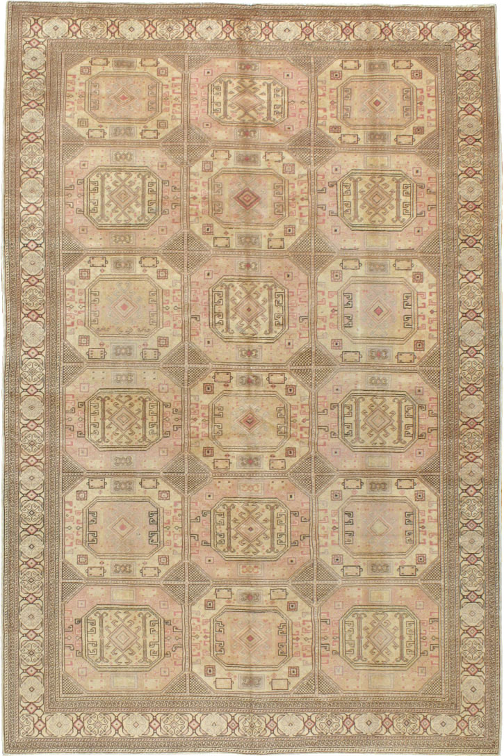 Vintage Turkish Sivas Carpet, No.14967 - Staging