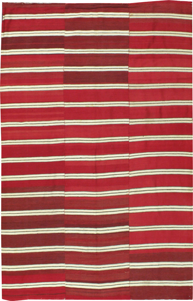 Vintage Turkish Flatweave Kilim, No.14978 - Staging