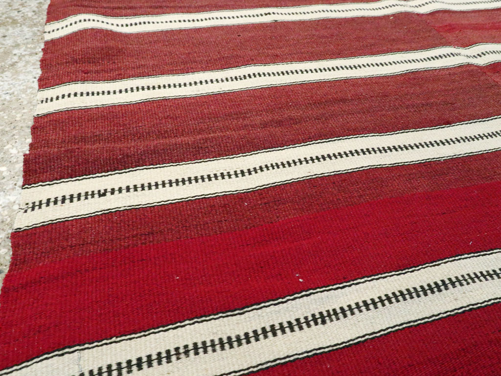 Vintage Turkish Flatweave Kilim, No.14978 - Staging