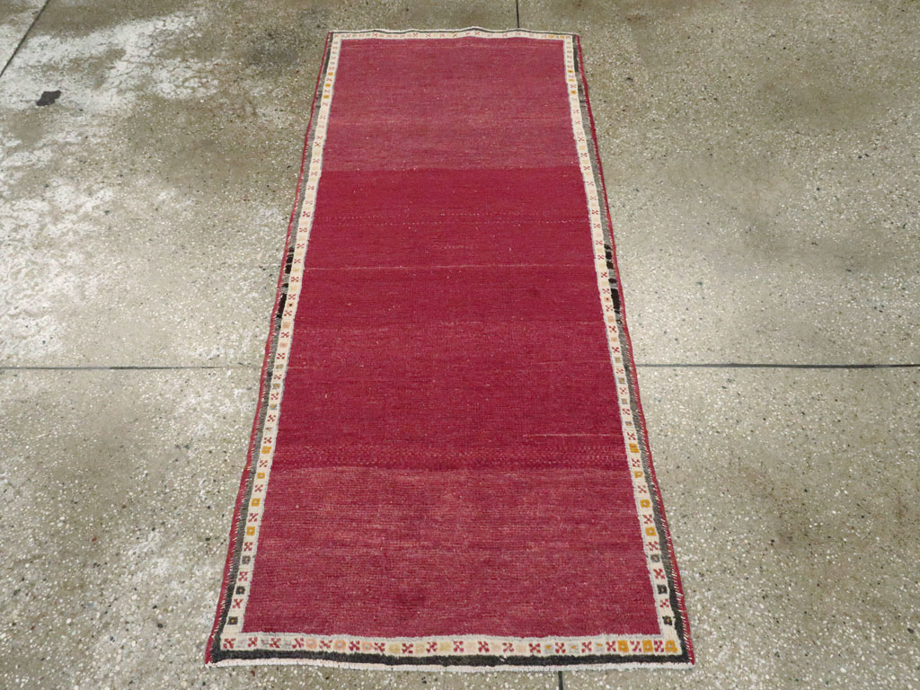 Vintage Turkish Anatolian Throw Rug, No.14998 - Staging