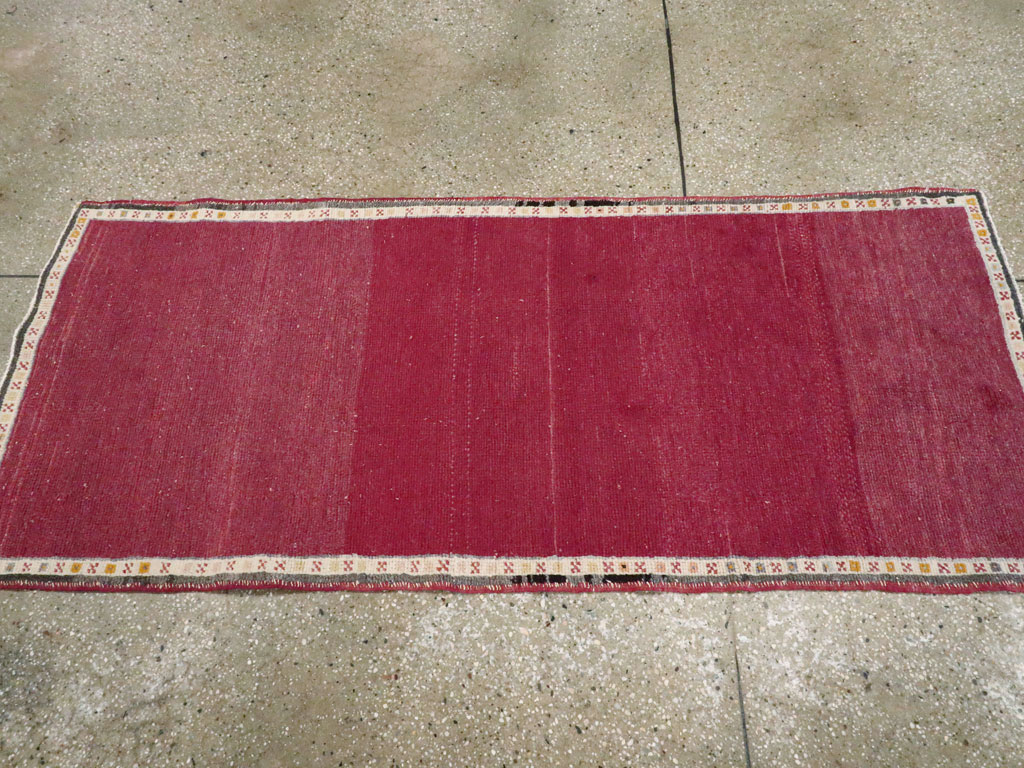 Vintage Turkish Anatolian Throw Rug, No.14998 - Staging