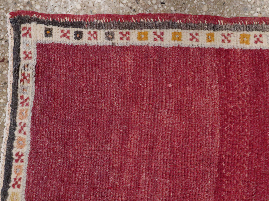 Vintage Turkish Anatolian Throw Rug, No.14998 - Staging