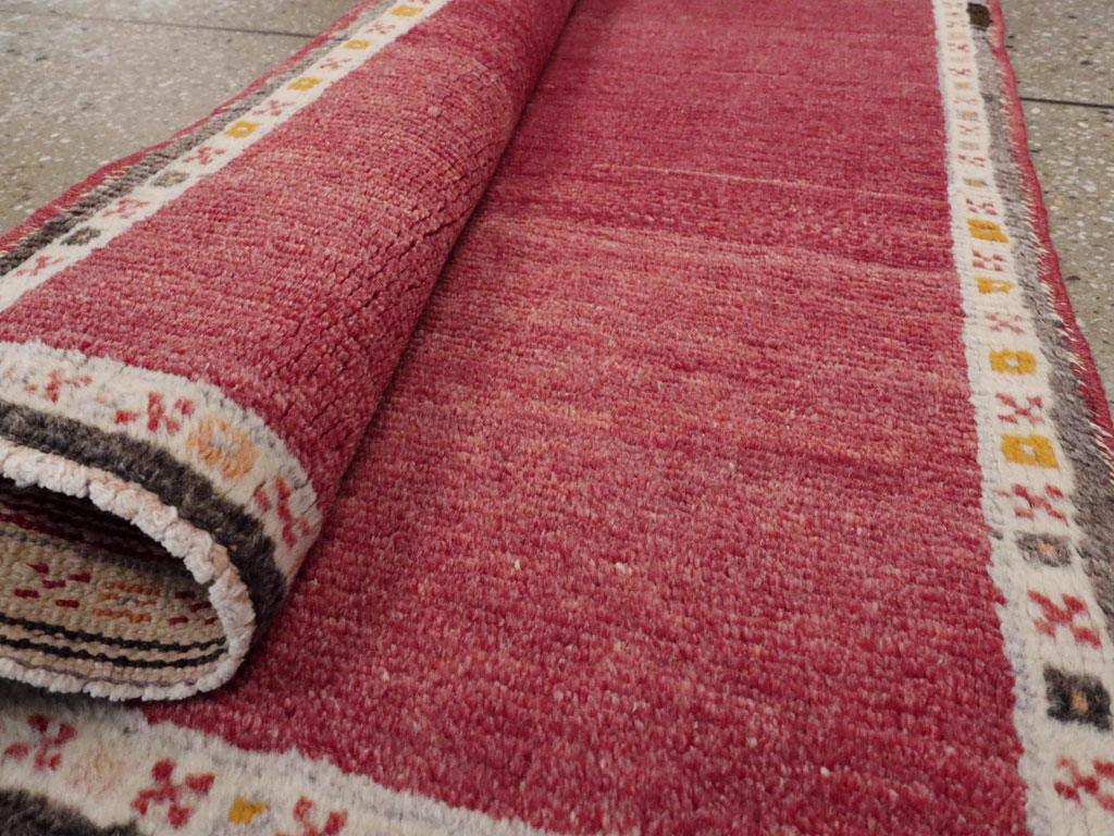 Vintage Turkish Anatolian Throw Rug, No.14998 - Staging