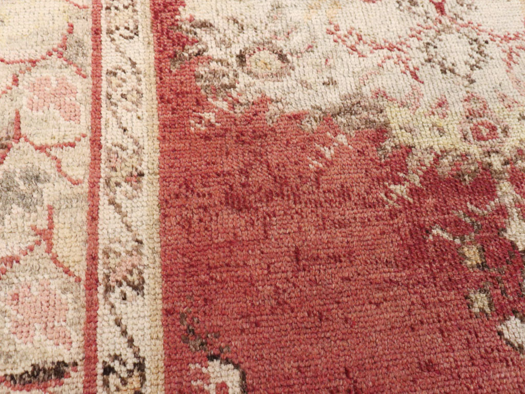 Antique  Turkish Oushak Rug, No.15013 - Staging