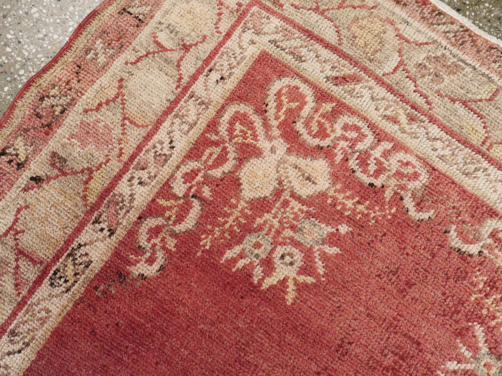 Antique  Turkish Oushak Rug, No.15013 - Staging