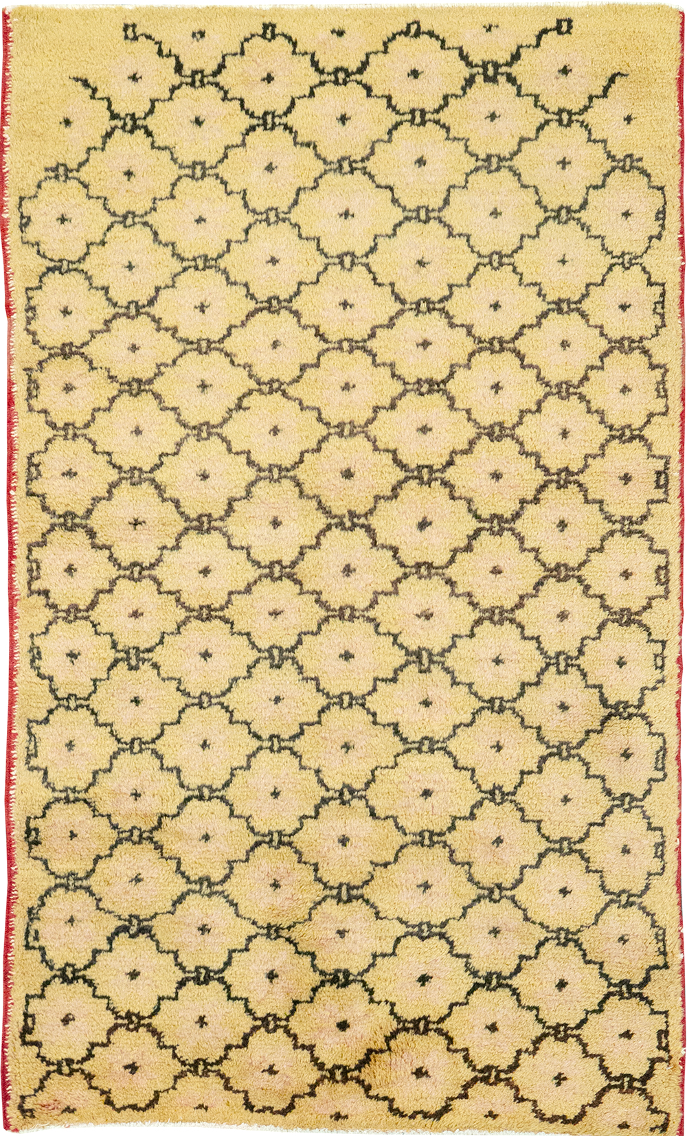 Vintage Turkish Anatolian Throw Rug, No.15028 - Staging
