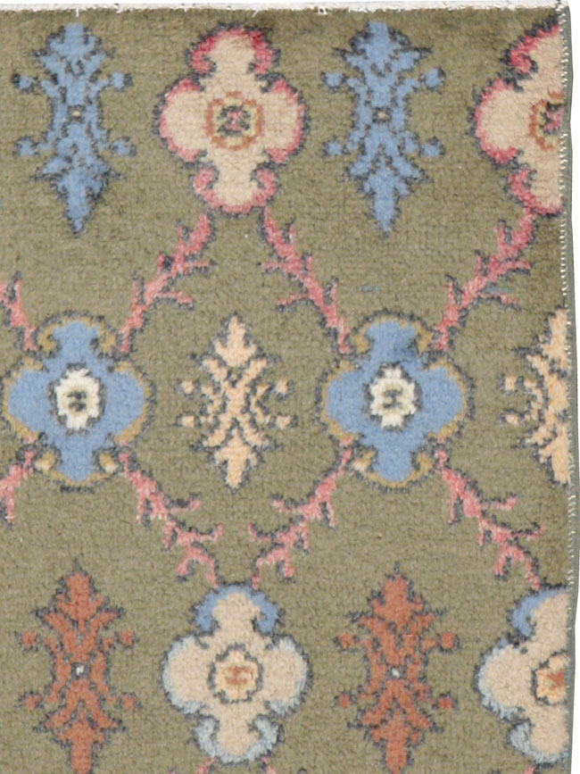 Vintage Turkish Anatolian Throw Rug, No.15036 - Staging