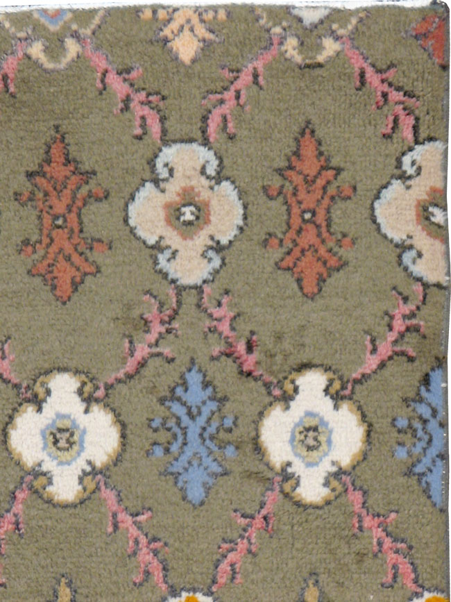 Vintage Turkish Anatolian Throw Rug, No.15036 - Staging