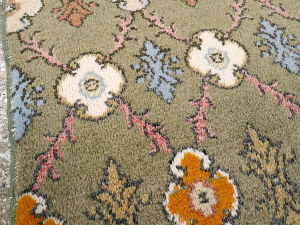 Vintage Turkish Anatolian Throw Rug, No.15036 - Staging