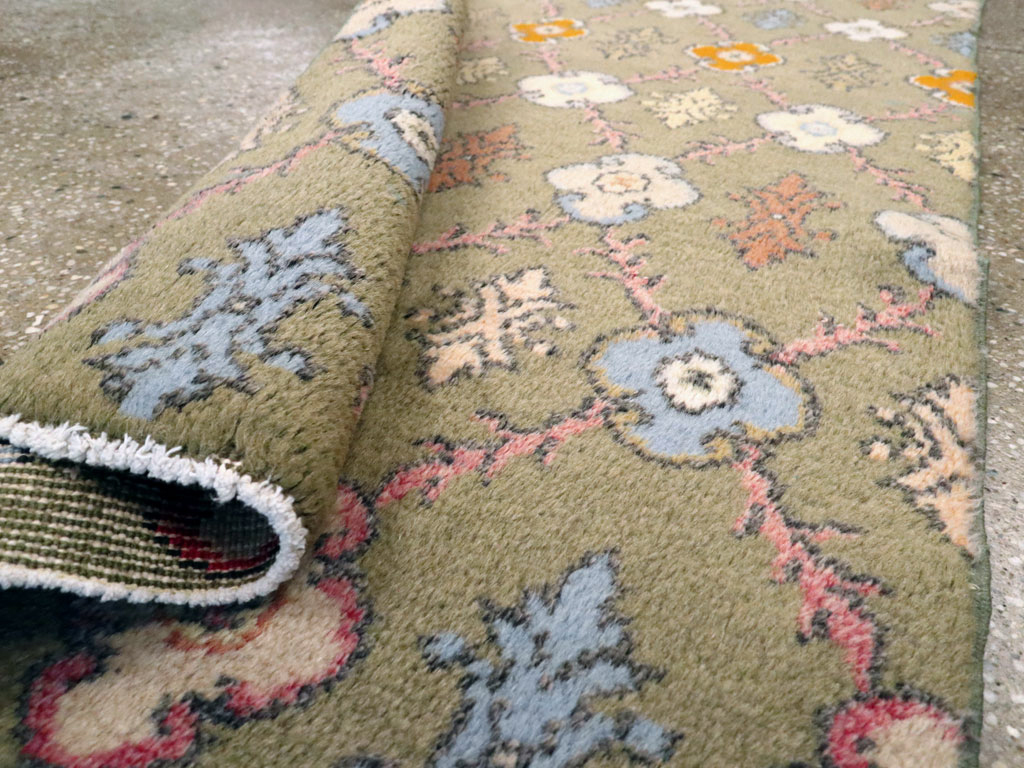 Vintage Turkish Anatolian Throw Rug, No.15036 - Staging