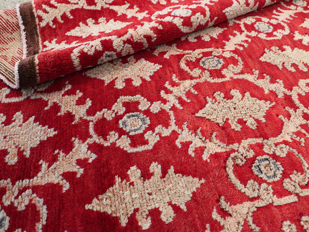 Vintage Turkish Anatolian Accent Rug, No.15041 - Staging