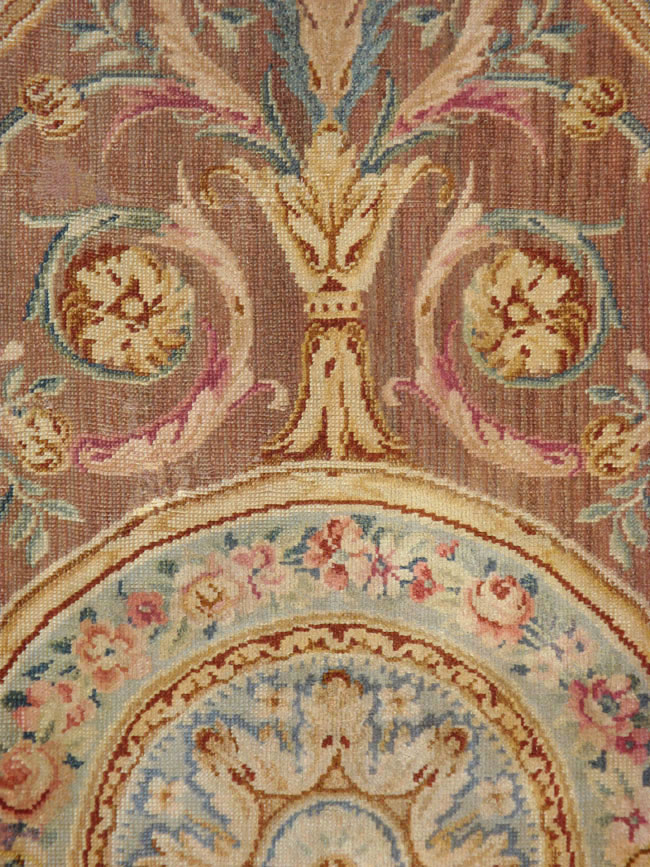 Antique French Savonnerie Carpet, No.15064 - Staging