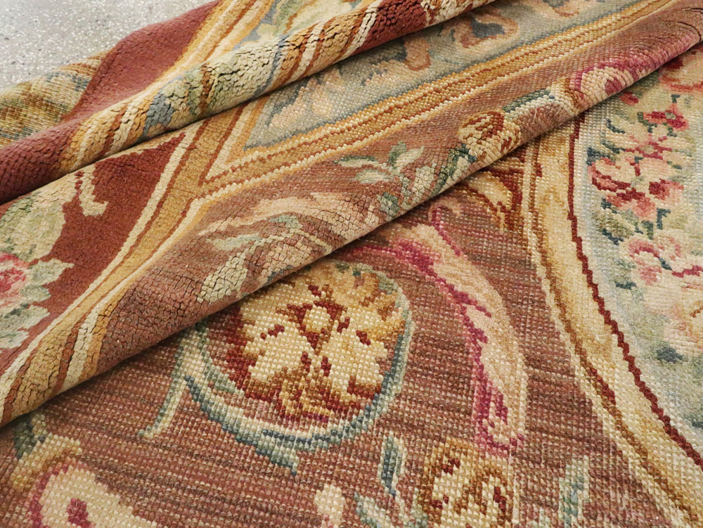 Antique French Savonnerie Carpet, No.15064 - Staging