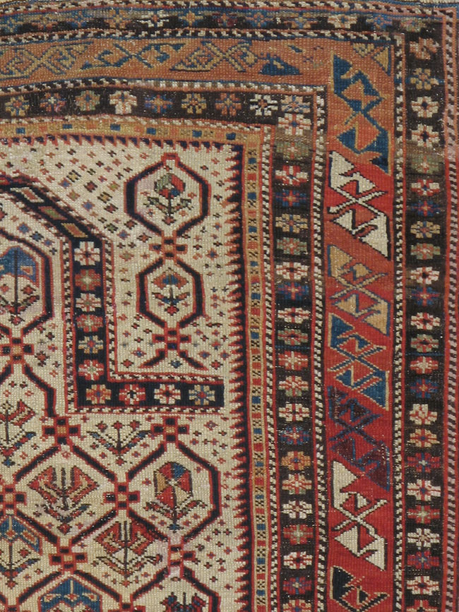 Antique  Caucasian Shirvan Rug, No.15069 - Staging