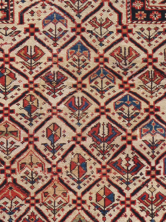 Antique  Caucasian Shirvan Rug, No.15069 - Staging