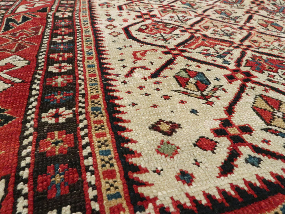 Antique  Caucasian Shirvan Rug, No.15069 - Staging