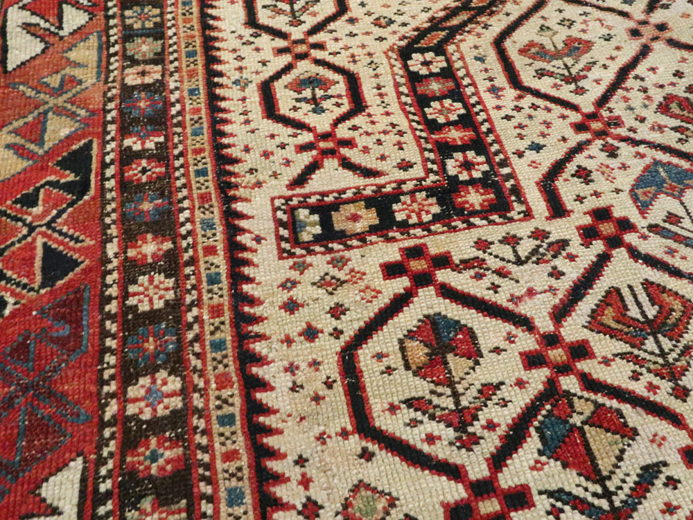 Antique  Caucasian Shirvan Rug, No.15069 - Staging