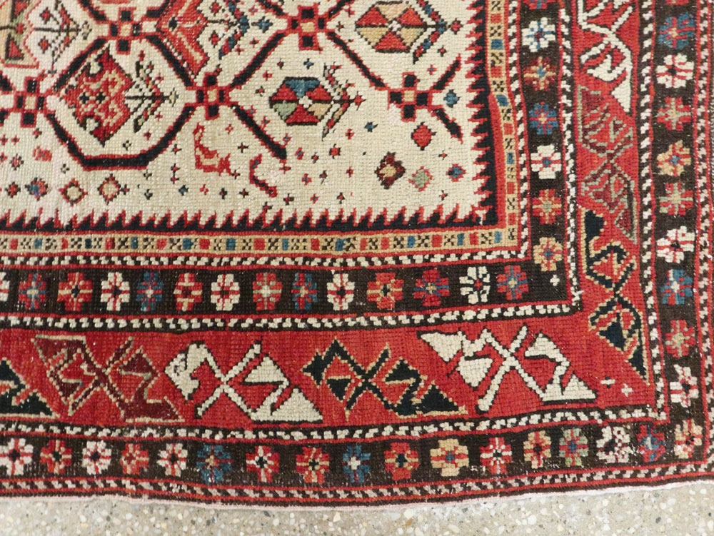 Antique  Caucasian Shirvan Rug, No.15069 - Staging