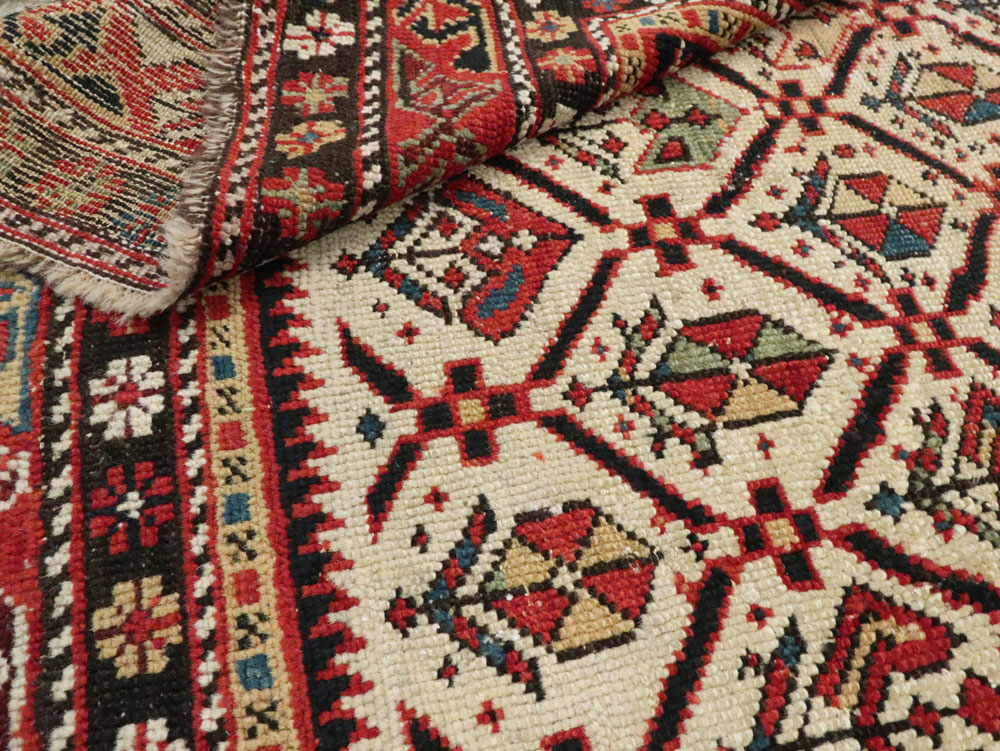 Antique  Caucasian Shirvan Rug, No.15069 - Staging