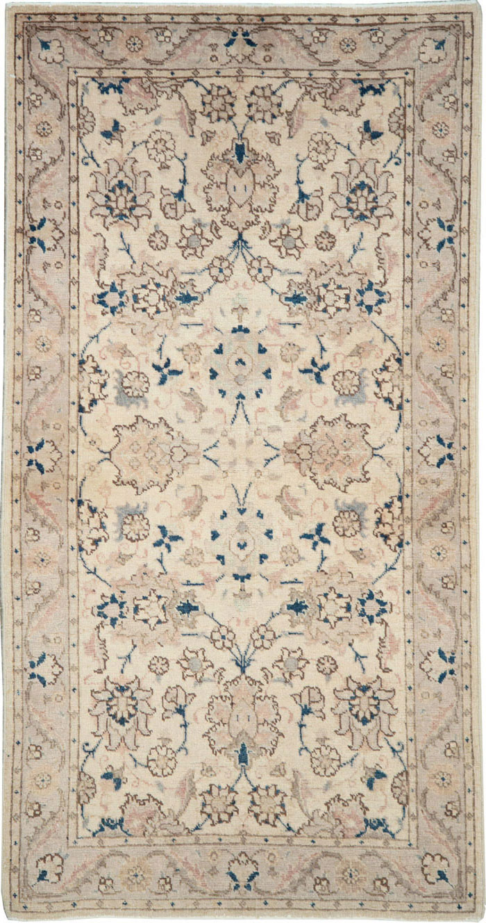 Vintage Persian Tabriz Rug (Pair: 1 of 2), No.15089 - Staging