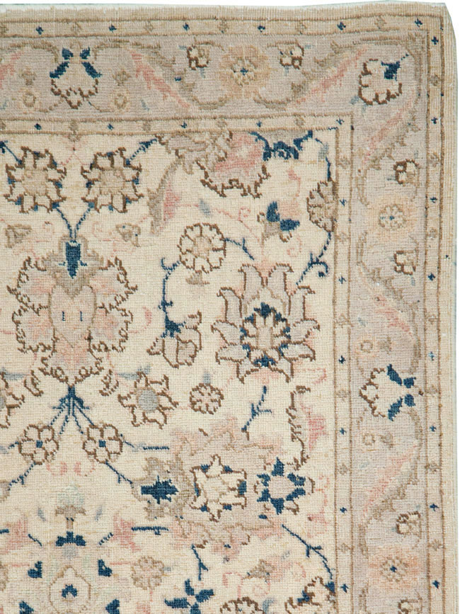 Vintage Persian Tabriz Rug (Pair: 1 of 2), No.15089 - Staging