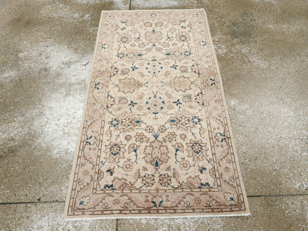 Vintage Persian Tabriz Rug (Pair: 1 of 2), No.15089 - Staging