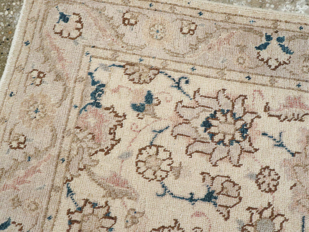 Vintage Persian Tabriz Rug (Pair: 1 of 2), No.15089 - Staging