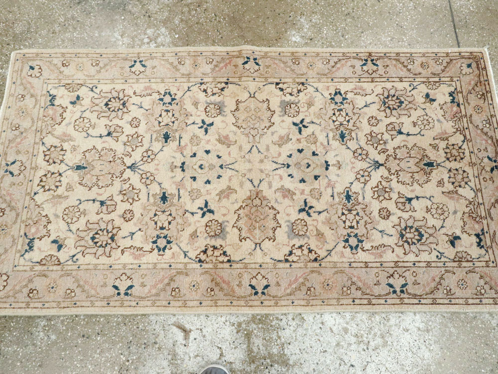 Vintage Persian Tabriz Rug (Pair: 1 of 2), No.15089 - Staging