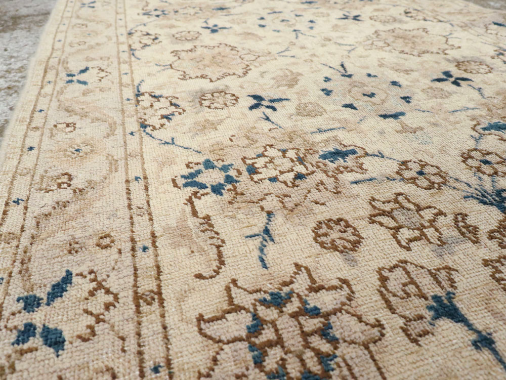 Vintage Persian Tabriz Rug (Pair: 2 of 2), No.15090 - Staging