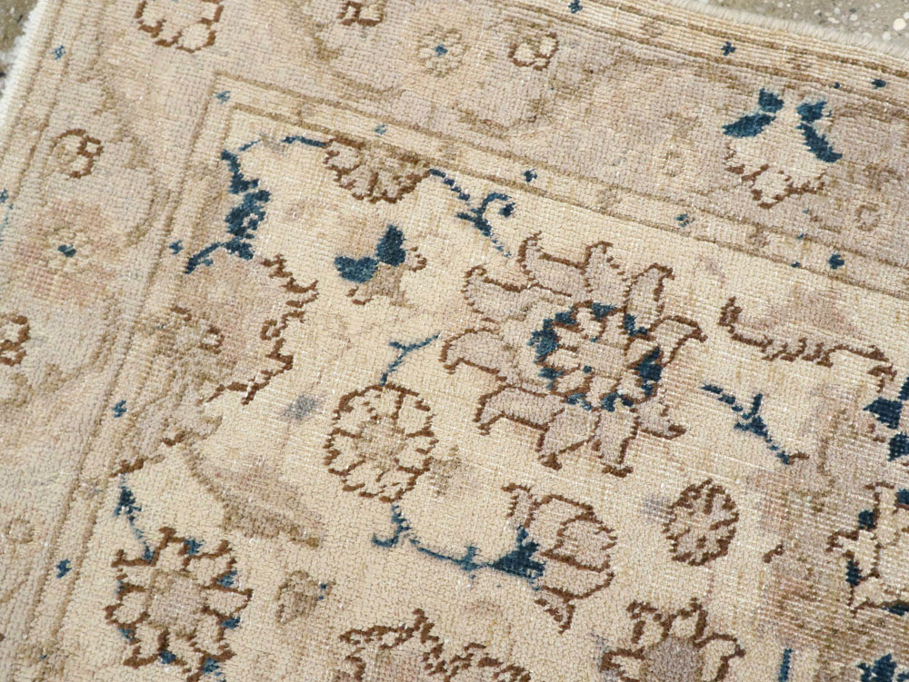 Vintage Persian Tabriz Rug (Pair: 2 of 2), No.15090 - Staging