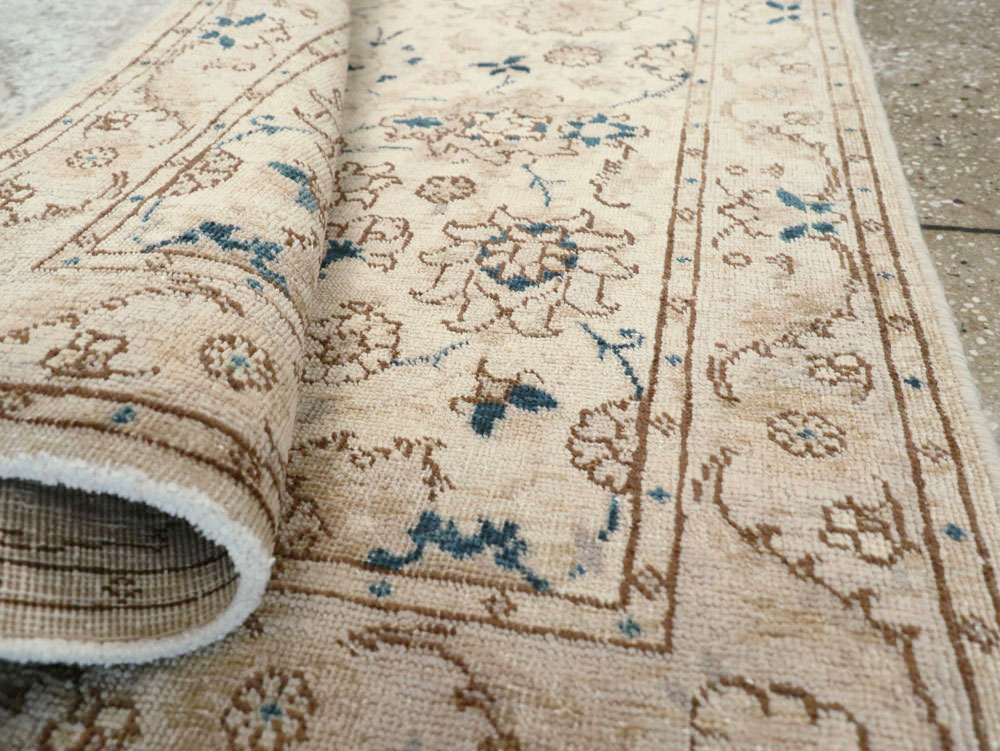 Vintage Persian Tabriz Rug (Pair: 2 of 2), No.15090 - Staging