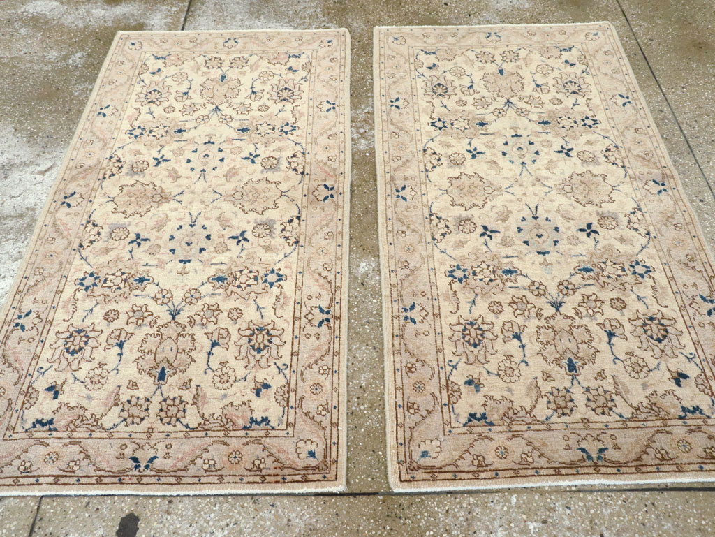 Vintage Persian Tabriz Rug (Pair: 2 of 2), No.15090 - Staging