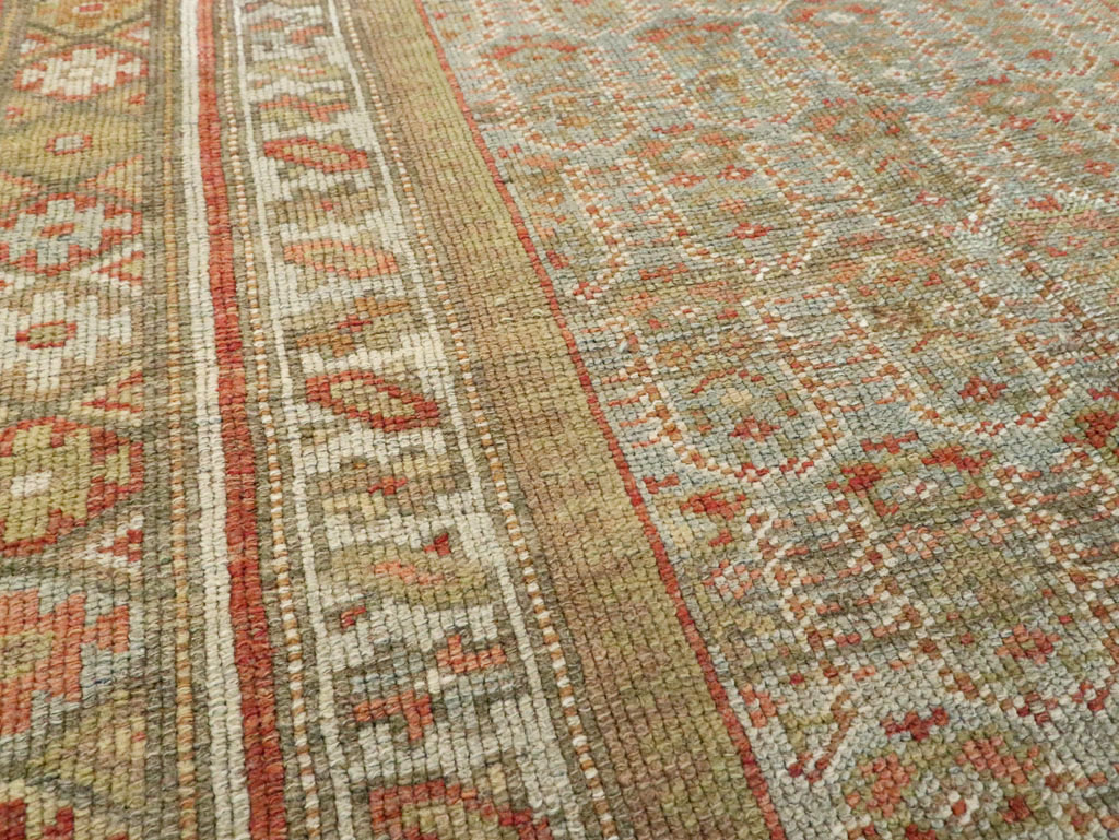 Antique Persian Kurdish Rug, No.15108 - Staging