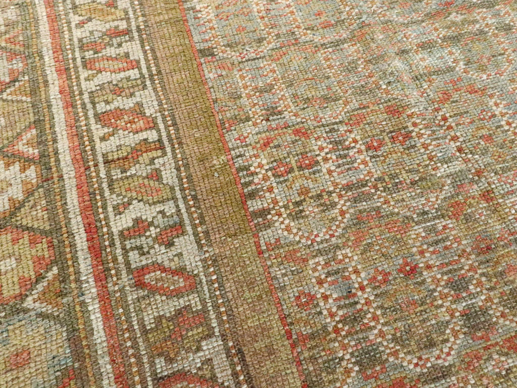 Antique Persian Kurdish Rug, No.15108 - Staging