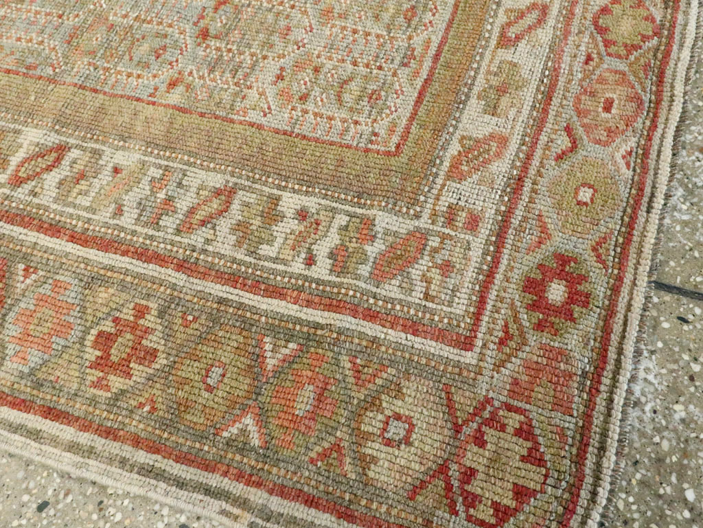 Antique Persian Kurdish Rug, No.15108 - Staging