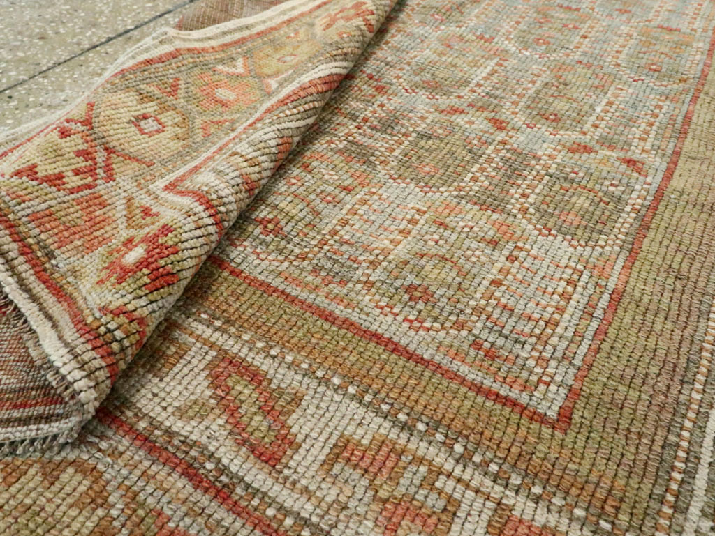 Antique Persian Kurdish Rug, No.15108 - Staging