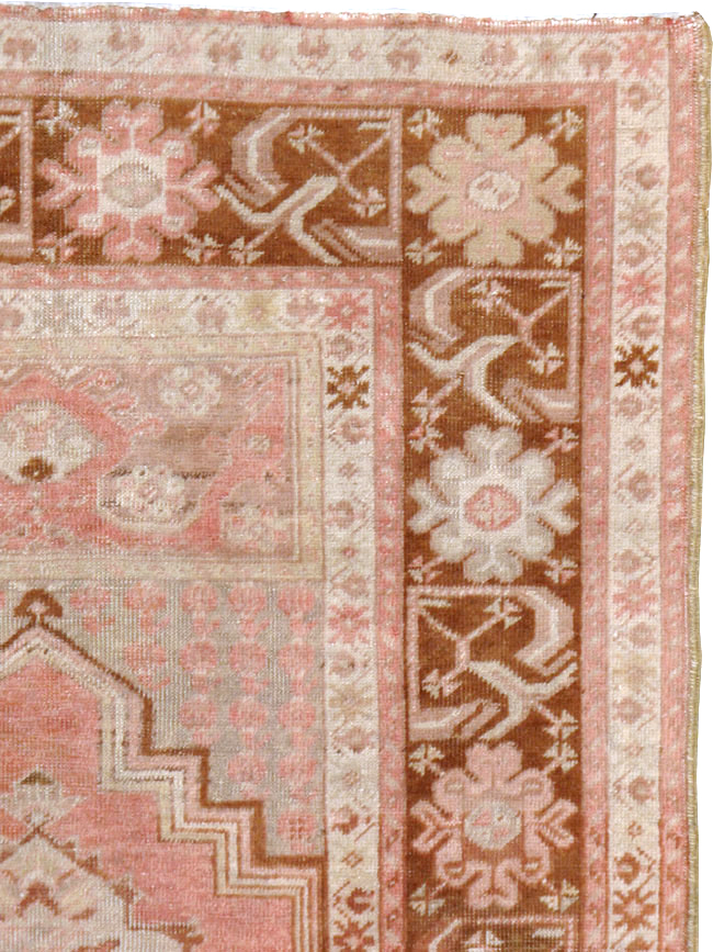 Vintage Turkish Oushak Rug, No.15116 - Staging