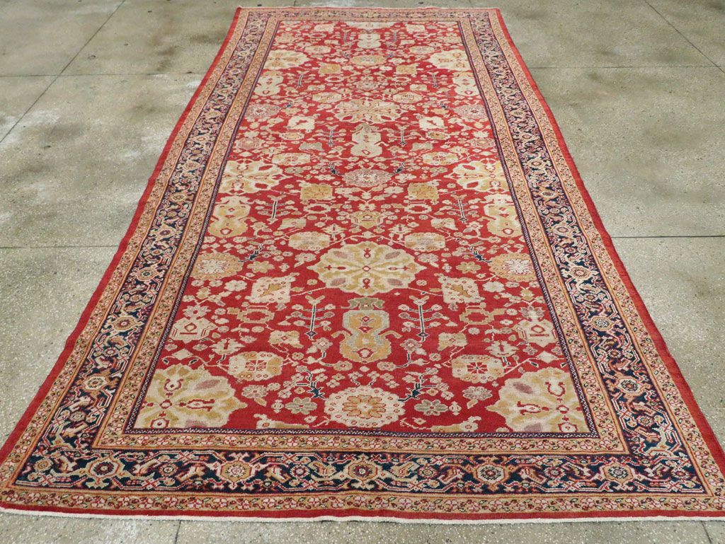 Antique Persian Sultanabad Gallery Carpet, No.15154 - Staging