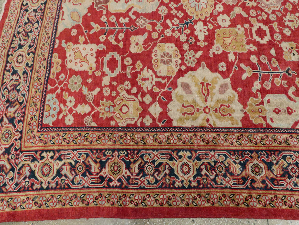 Antique Persian Sultanabad Gallery Carpet, No.15154 - Staging