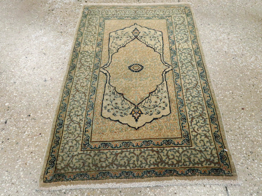 Antique Persian Tabriz Hagi Jalili Rug, No.15166 - Staging